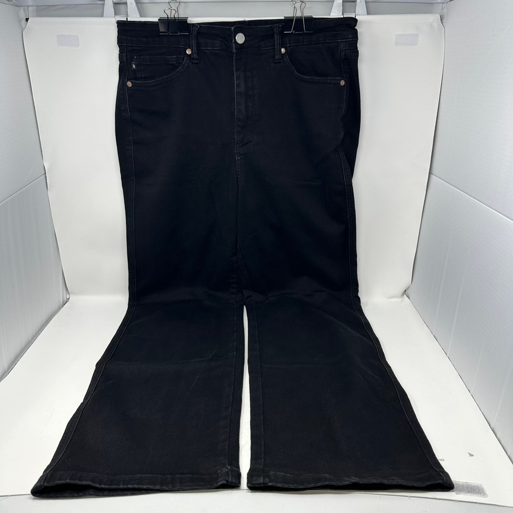 Judy Blue Jeans Women 15/32 Black Straight Fit JB88866 BK High Rise Stretch